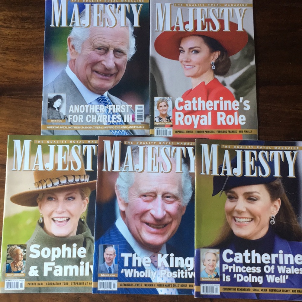 Majesty the Quality Royal Magazine (lot of 5 issues)